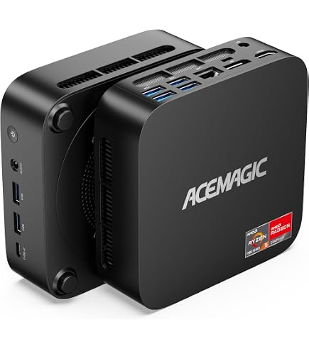 ACEMAGIC S1 Mini PC with DIY LCD Screen, Intel Alder Lake N95 (up